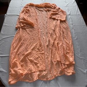 Torrid Peach Sheer Kimono Cardigan‎